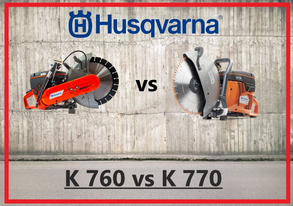 NEW Husqvarna K 770 Compared to The Husqvarna K760 Diamond Blade Portal