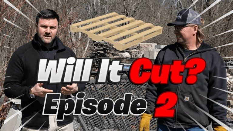 Will It Cut? Episode 2: Will A Hurricane Diamond Blade Cut A Wooden Pallet?