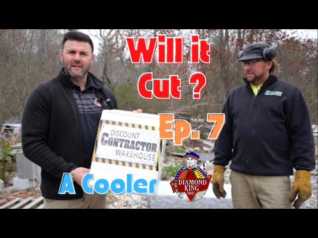 Will It Cut? Episode 7: Will A Red Devil Diamond Blade Cut An Igloo Cooler?