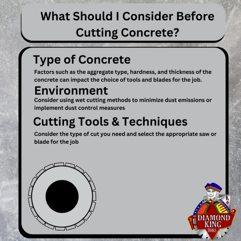 Things to Consider Before Cutting Concrete