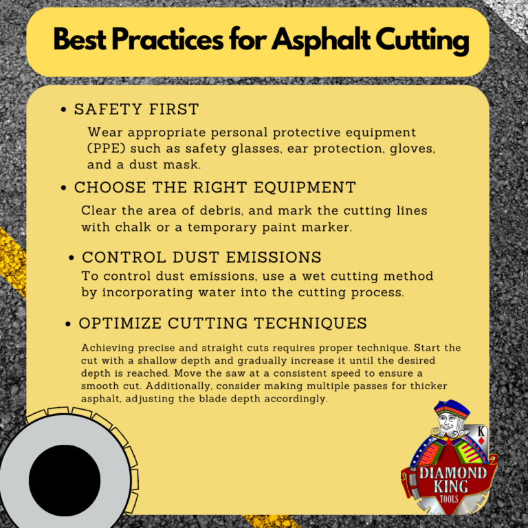 What Some Best Practices for Cutting Asphalt?