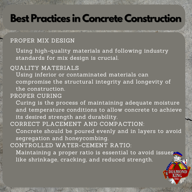 Best Practices in Concrete Construction