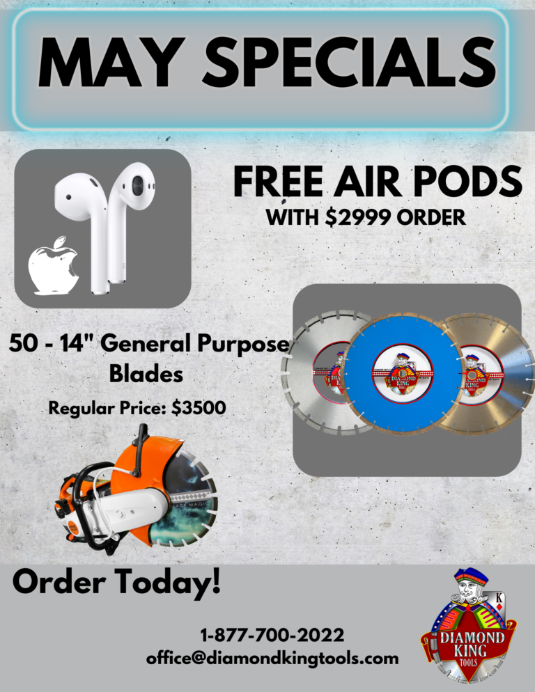 May Special Alert: Get Free AirPods with Your Diamond King Tools Order!