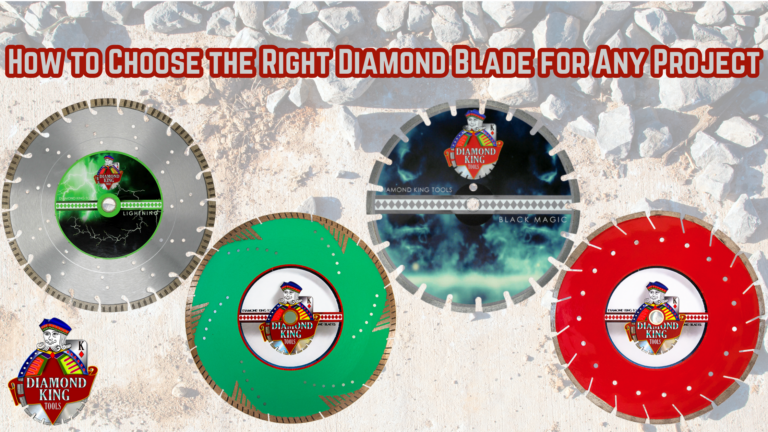 4 Diamond King Diamond Blades with header