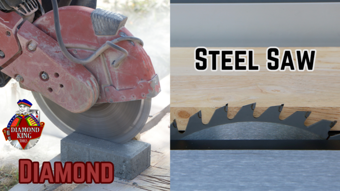 Diamond Blade and Steel Saw Blade Image