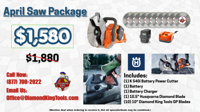 Diamond Blade Saw Package