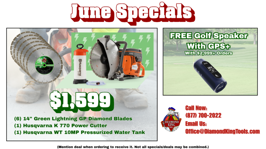Diamond King Tools June Deals