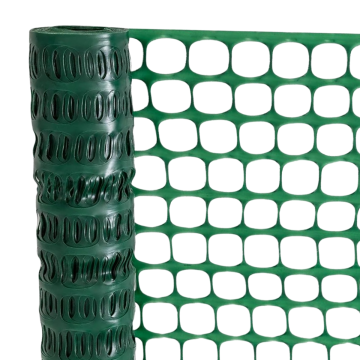 Barricade Pro 140 heavy duty orange safety fence roll, 4 ft x 100 ft