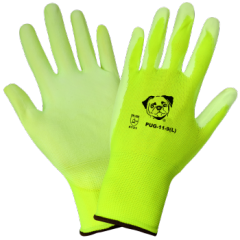 Yellow Light High Visibility Safety Gloves 
